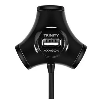 AXAGON TRINITY hub USB-A / HUE-X3B / USB 2.0 / 4x USB-A / 1,2m, HUE-X3B