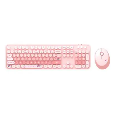 MOFII Sweet New 2.4G Wireless Keyboard + Mouse Set (Pink),