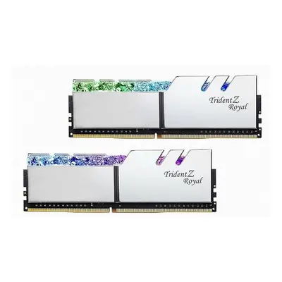 G.SKILL 32GB kit DDR4 3600 CL16 Trident Z Royal silver, F4-3600C16D-32GTRSC