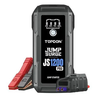 TOPDON Car Jump Starter JumpSurge 1200 PRO, 10000 mAh