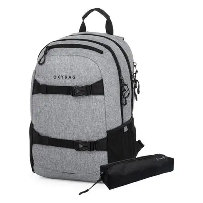 OXYBAG Studentský batoh OXY Sport Grey Melange