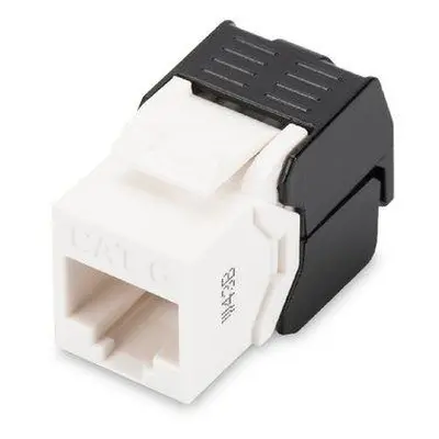 Digitus CAT 6 Keystone Jack, nestíněný RJ45 na LSA, připojení bez nářadí, vč. kabelová svorka DN