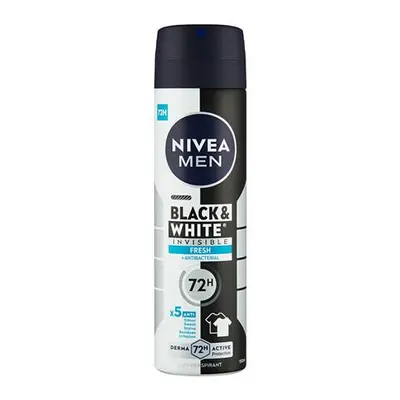 Nivea Antiperspirant ve spreji Invisible For Black & White Fresh Men (Anti-Perspirant For Men) 1