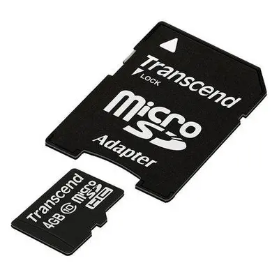 Transcend microSDHC 4 GB Class 10 TS4GUSDHC10