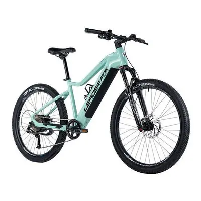 Leader Fox E-BIKE 28" SANDY GENT 19"-1, BLACK MATT/BLUE+GREY (REAR MOTOR), vel. 19"