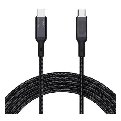 Kabel USB-C na USB-C Aukey CB-MCC101, 100W, 1m (černý)