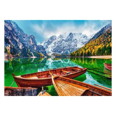 TREFL Puzzle Jezero Braies, Itálie 500 dílků