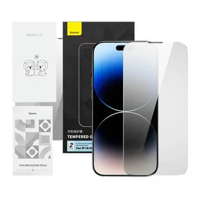 Ochrana soukromí Tvrzené sklo Baseus Crystal Series IP 14 PRO