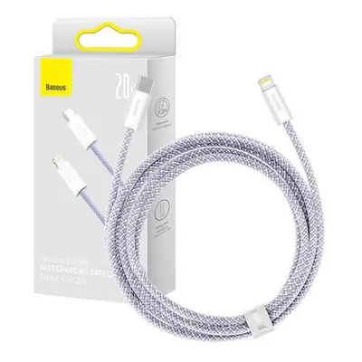 Baseus Dynamic 2 Series rychlonabíjecí kabel USB-C - Lightning 20W 480Mbps 2m fialový