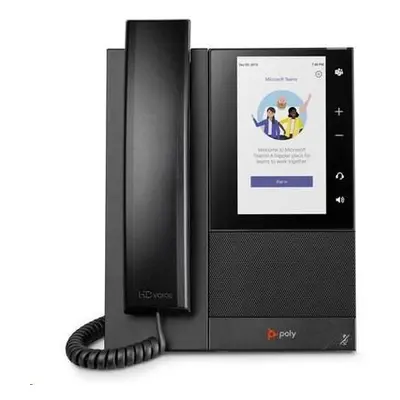 Poly CCX 500 multimediální telefon pro Microsoft Teams s podporou technologie PoE