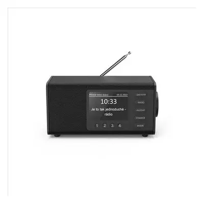 Hama digitální rádio DR1000, FM/DAB/DAB+, černé