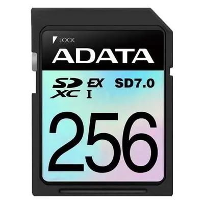 ADATA SDXC karta 256GB Express, PCIe Gen3, UHS-I, C10, V30, (R:800/W:700 MB/s)