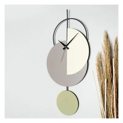 Wallity Decorative Wall Clock Madeco - Grey GreenGreyCream