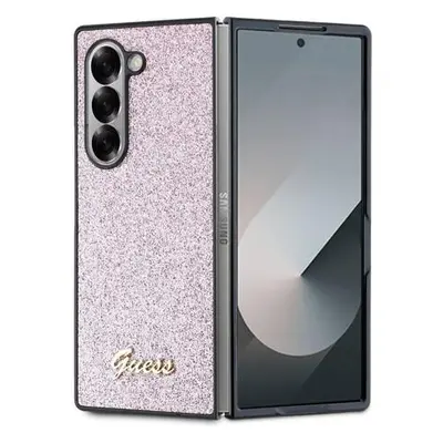 Guess PC/TPU Glitter Flakes Galaxy Z Fold6, Pink