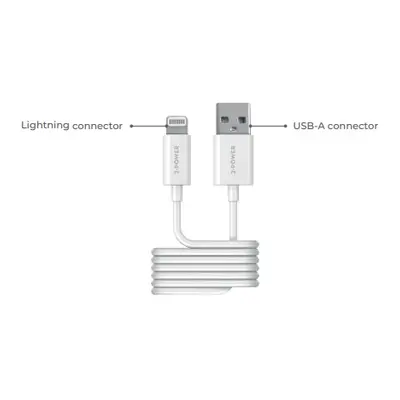 2-Power kabel USB-A to Lightning, 1M