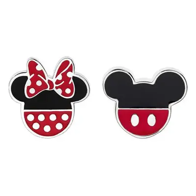 Disney Stříbrné náušnice pecky Mickey and Minnie Mouse ES00007SL.CS