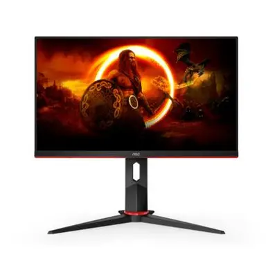 AOC LCD herní Q24G2A/BK 23,8" IPS/2560x1440@165Hz/1ms/350cd/HDMI/DP/Pivot/VESA, Q24G2A/BK