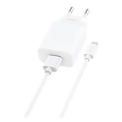 Nabíječka Foneng EU28 2,4A + kabel USB-A na propojovací kabel