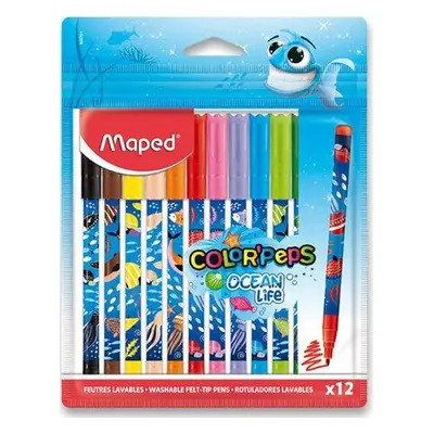 MAPED Fixy Color'Peps Ocean Life Decorated 12ks