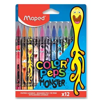 Maped 5400 Dětské fixy Color'Peps Monster 12 ks