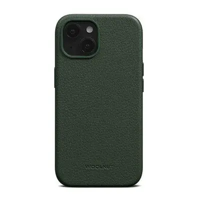 Woolnut Leather Case for iPhone 15 - Green