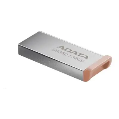 ADATA Flash Disk 32GB UR350, USB 3.2 Dash Drive, kov hnědá, UR350-32G-RSR/BG