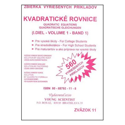 Kvadratické rovnice I.diel