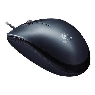 Logitech myš M90/ 3 tlačítka/ 1000dpi/ USB/ šedá, 910-001793