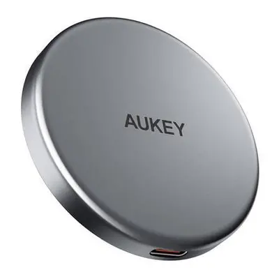 Magnetická bezdrátová nabíječka MagFusion Aukey LC-MC10, 15W Qi2 (černá)