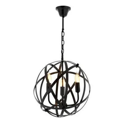 Opviq Chandelier AV-4183-3BSY Black