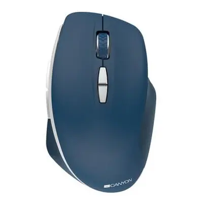 CANYON myš optická bezdrátová MW-21BL, nastavitelné rozlišení 800/1200/1600 dpi, 7 tl, USB recie