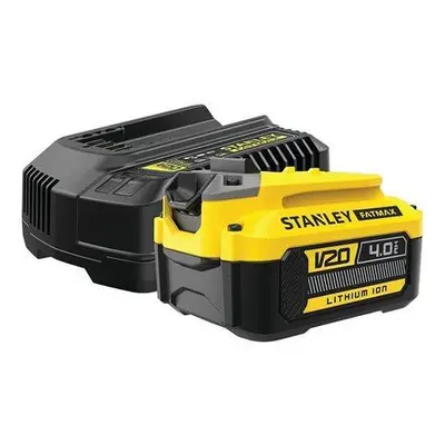 STANLEY SFMCB14M1-QW Set 1x akumulátor 20V 4,0Ah + nabíječka 4,0A SFM