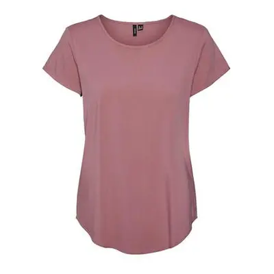 Vero Moda Dámské triko VMBELLA Standard Fit 10303431 Mesa Rose XS