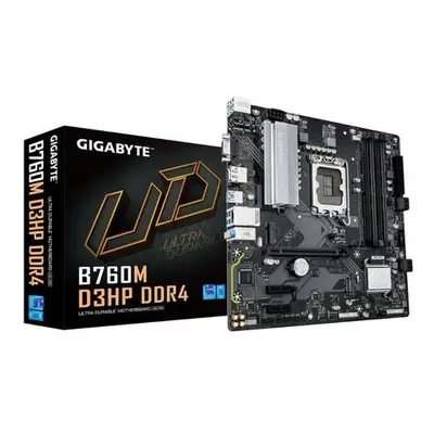 GIGABYTE MB Sc LGA1700B760M D3HP DDR4, Intel B760, 4xDDR4, 2xDP, 1xHDMI, 1xVGA, mATX, B760M D3HP