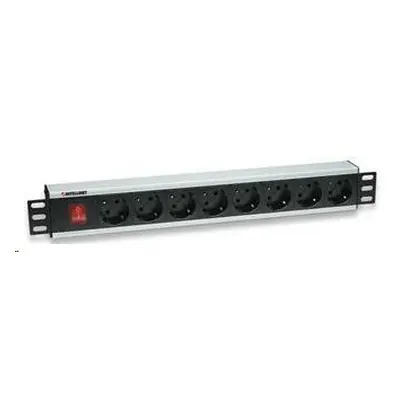 Intellinet 19" Rackmount 8-Way Power Strip, 207157