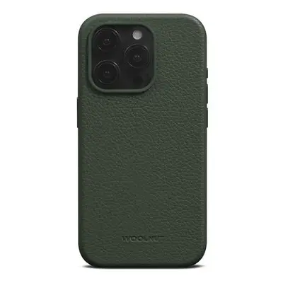 Woolnut Leather Case for iPhone 15 Pro - Green