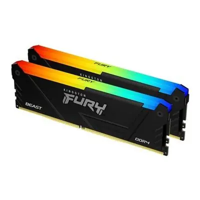 64GB DDR4-3200MHz CL16 FURY Beast RGB, 2x32GB, KF432C16BB2AK2/64