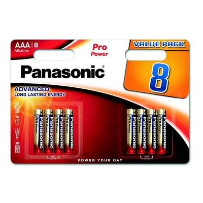 PANASONIC Alkalické baterie - Pro Power AAA 4+4F 1,5V balení - 8ks