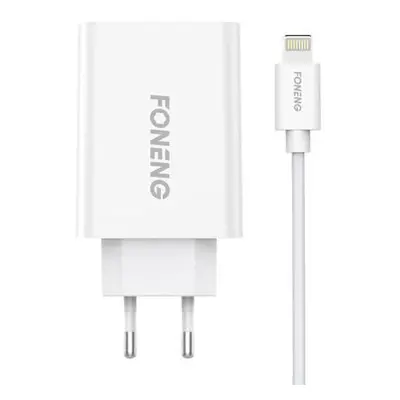 Rychlonabíječka Foneng 1x USB EU43 + kabel USB Lightning