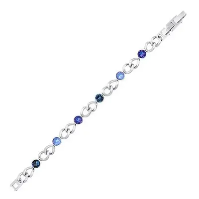 CRYSTalp Půvabný náramek s krystaly Solara 22295.BLU.E