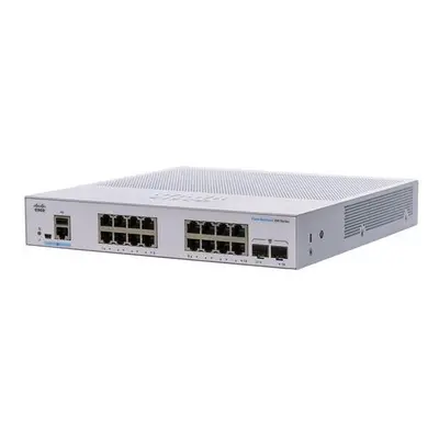 Cisco CBS350 Managed 16-port GE, Ext PS, 2x1G SFP - REFRESH, CBS350-16T-E-2G-EU-RF