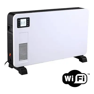 Solight KP02WiFi horkovzdušný konvektor 2300W, WiFi, LCD, ventilátor, časovač, nastavitelný term