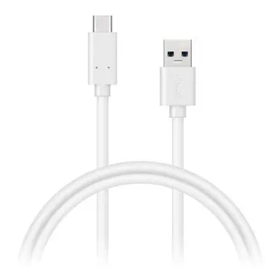 CONNECT IT Wirez USB C (Type C) - USB, tok proudu až 3A !, bílý, 2 m