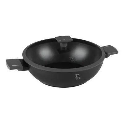 Berlingerhaus Pánev WOK s titanovým povrchem a poklicí 30 cm Antracit Collection