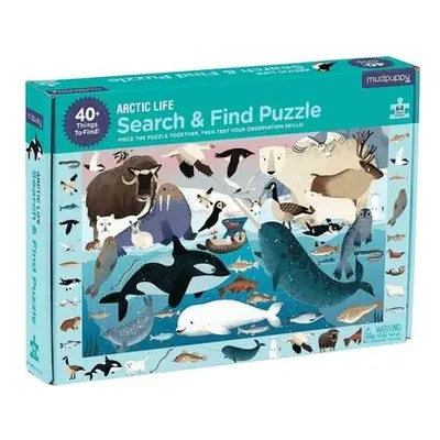 Mudpuppy Puzzle skládej a hledej Život v Arktidě 64 dílů