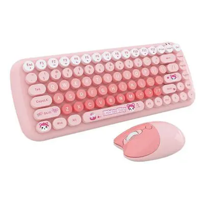 MOFII Candy New 2.4G Wireless Keyboard + Mouse Set (Pink),