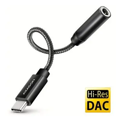 AXAGON ADA-HC, USB-C na 3.5mm jack - Hi-Res DAC audio adaptér, 384kHz/32bit, stereo, ADA-HC