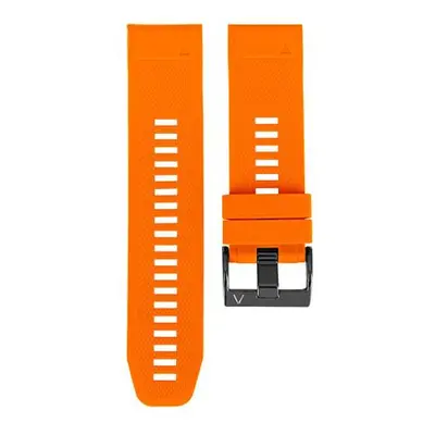 4wrist Silikonový řemínek pro Garmin Fenix 7X/Fenix 6X/Fenix 5X Plus/Fenix 3 - 26 mm - Orange