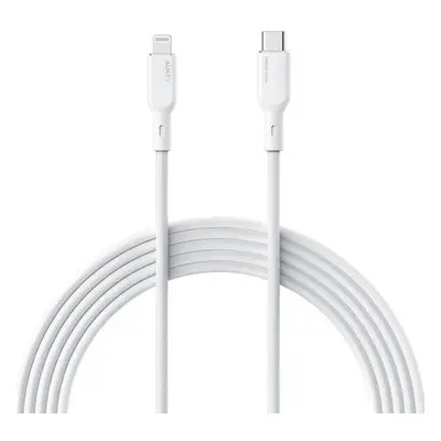 Kabel USB-C na Lightning Aukey CB-SCL1, 27W, 1m (bílý)