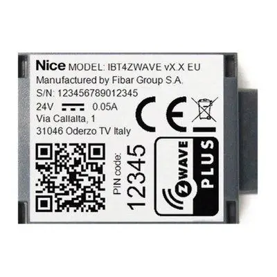 Modul pro ovládání NICE motorů - FIBARO Nice BiDi-ZWave (IBT4ZWAVE)